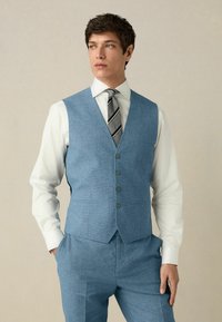 Next - REGULAR FIT  - Suit waistcoat - blue Thumbnail Image 1