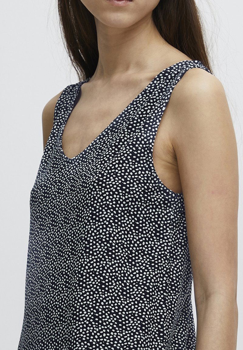 Ichi Ihlouisany To Canottiera Da Donna A Righe, In Cotone Organico - Basic E Sostenibile - 3