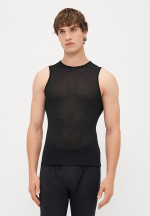 MENS LIGHTWEIGHT BASE LAYER SLEEVELESS - Alsónemű - black