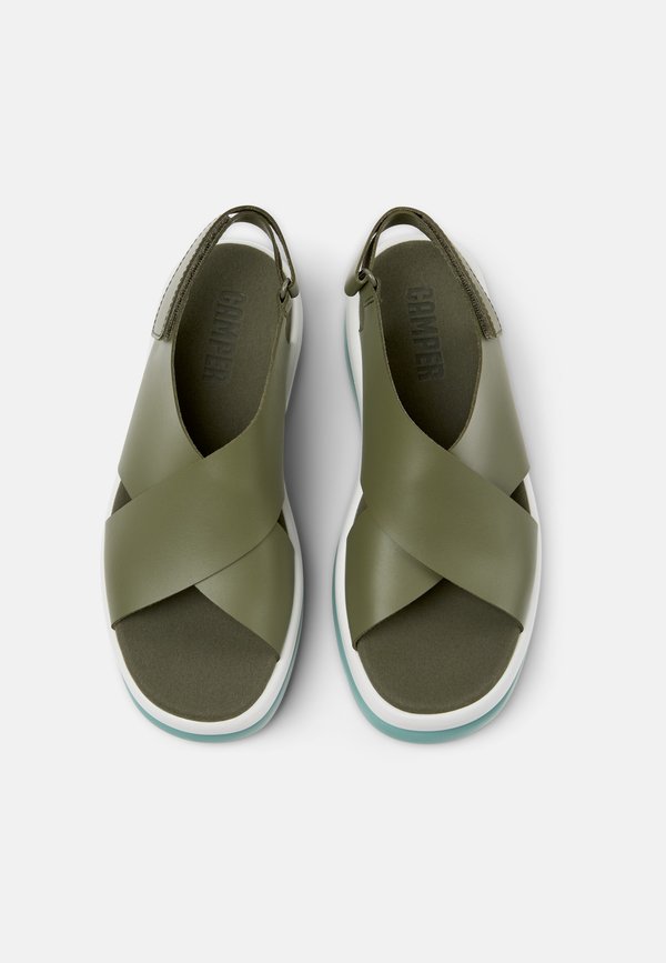 PELOTAS FLOTA UP - Platform sandals - mittelgrün2