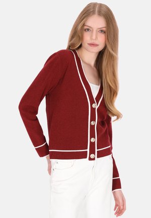 Cardigan - wine red