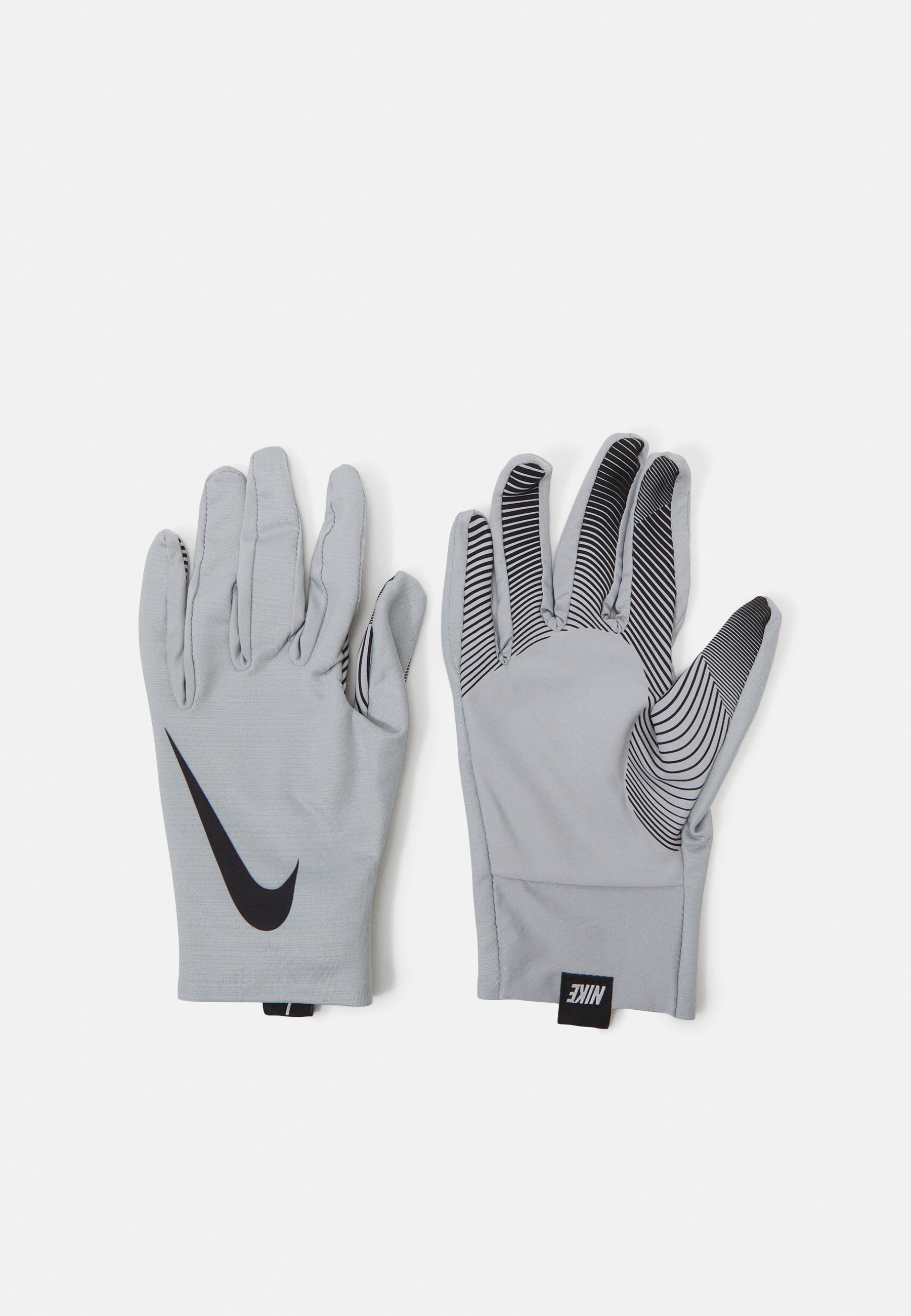 Nike Performance BASE LAYER GLOVES UNISEX - Fingerhandschuh - smoke  grey/bla/grau-meliert - Zalando