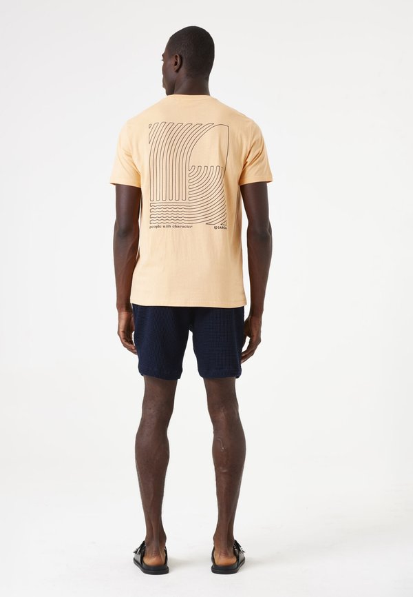 T-Shirt print - apricot