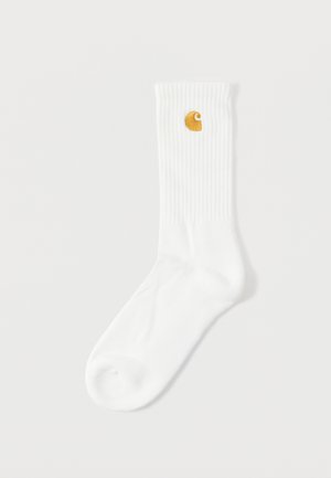 CHASE UNISEX - Kojinės - white/gold-coloured