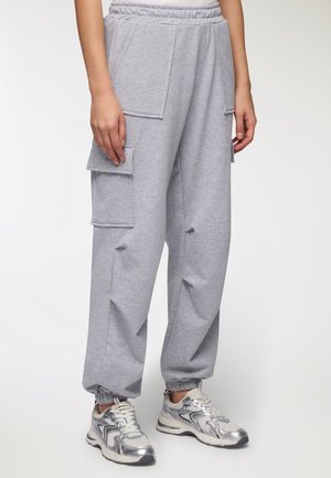 GINNICO - Pantaloni cargo - grigio
