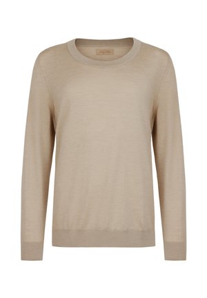 Falconeri, ROUND NECK - Striktrøje - Natural