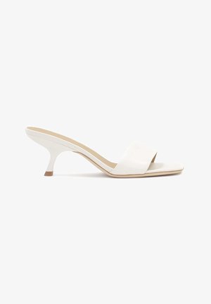 ARUBA - Heeled mules - white