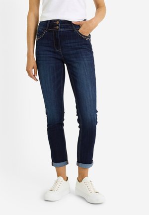 DROIT RACCOURCI HANOI - Vaqueros slim fit - bleu jean denim