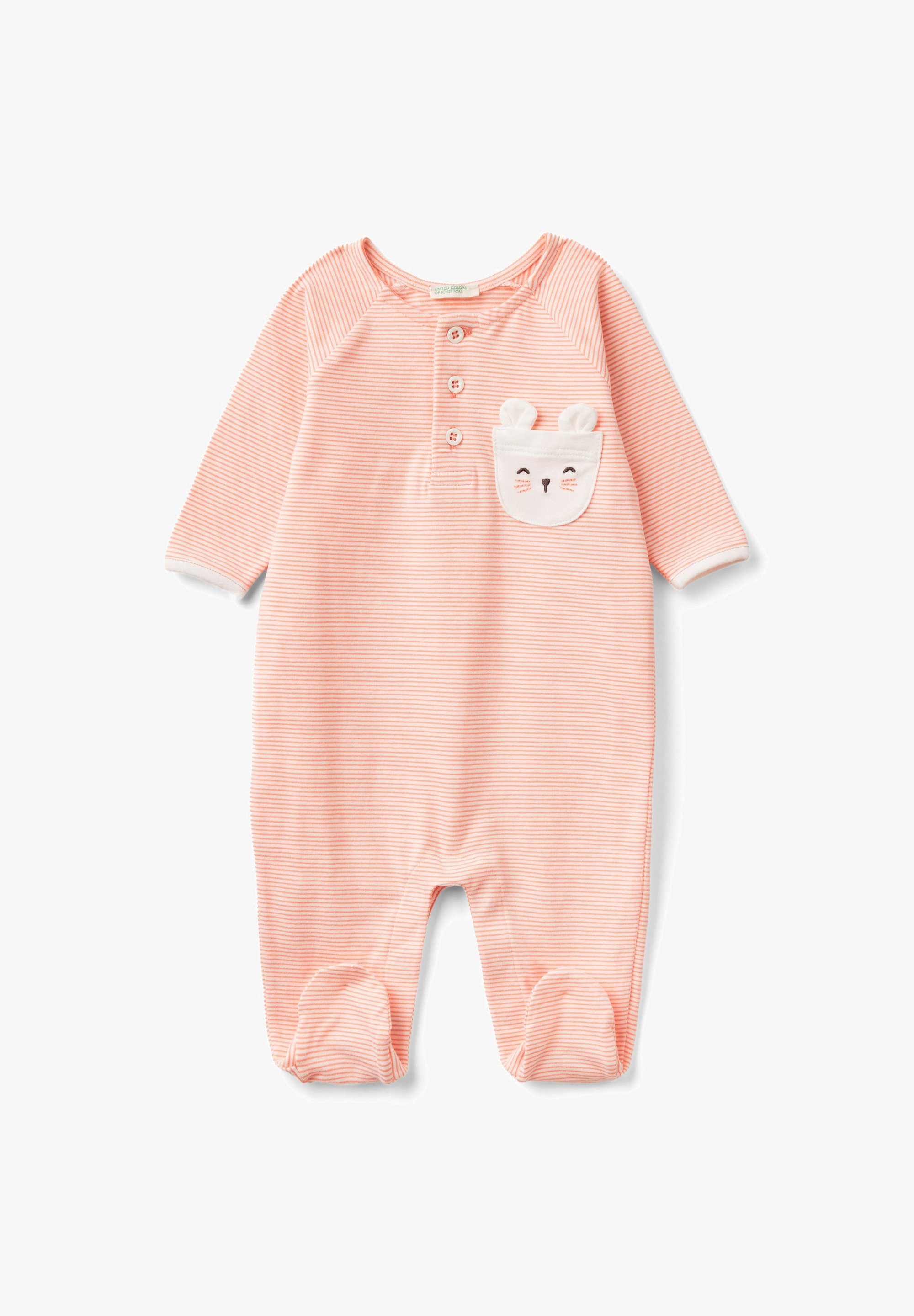 United Colors of Benetton Pijama de bebé pink/rosa