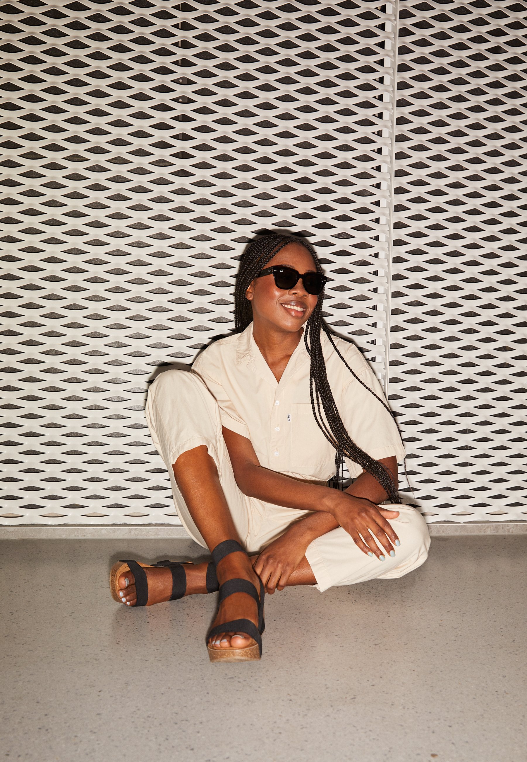 madden girl zoeyy cork wedge sandal