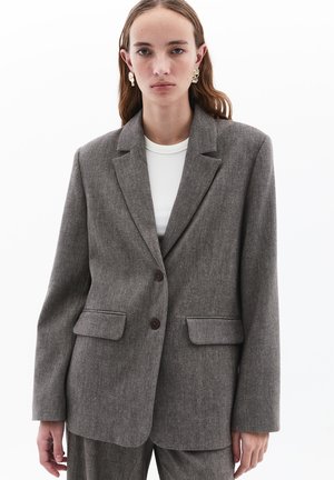 BUTTON DETAILED - Korte frakker - grey