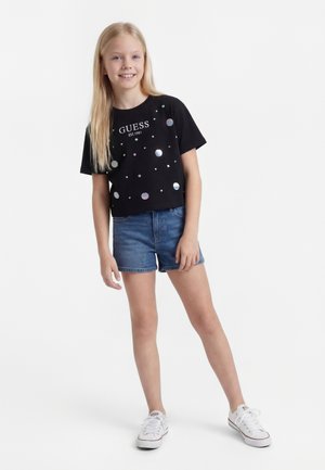 Guess MIDI - T-shirt print - jet black