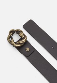Just Cavalli CINTURA JUST CAVALLI SNAKE  BELT UNISEX - Opasok - testa moro