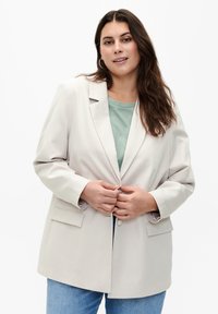 Zizzi - Blazer - pumice stone Miniaturebillede 1