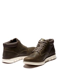 Timberland BRADSTREET CHUKKA - Sapatos casuais com atacadores - olive full grain