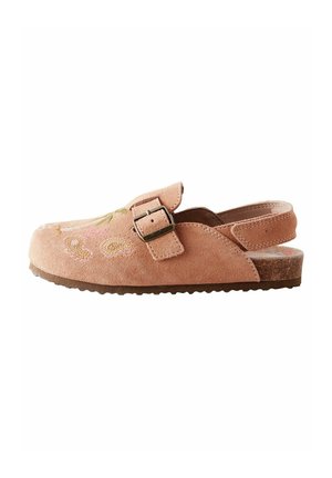 Next, Slip-Ons Clogs - Muiltjes - tan brown embroidered