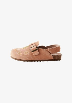 Next, Slip-Ons Clogs - Ciabattine - tan brown embroidered