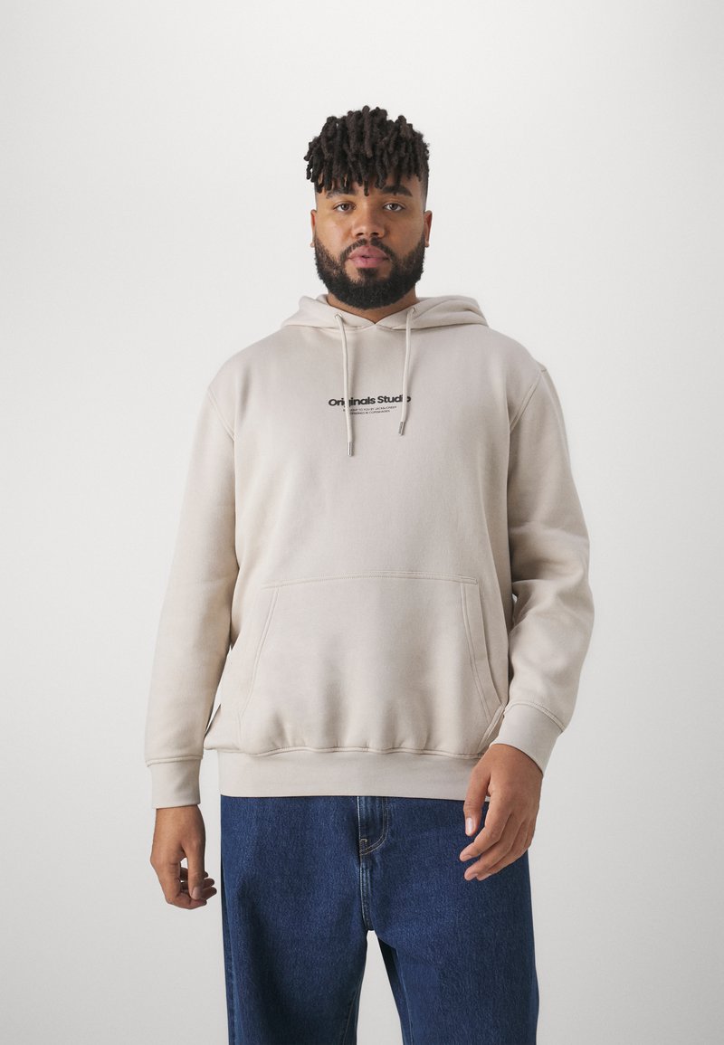 Jack & Jones JORVESTERBRO HOOD - Mikina s kapucí - moonbeam