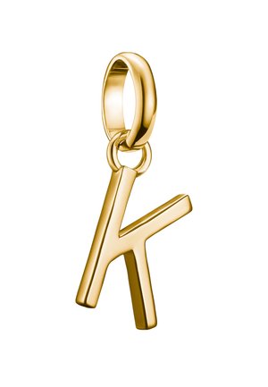 BUCHSTABE K CONNECT - Anhänger - gelbgoldfarben