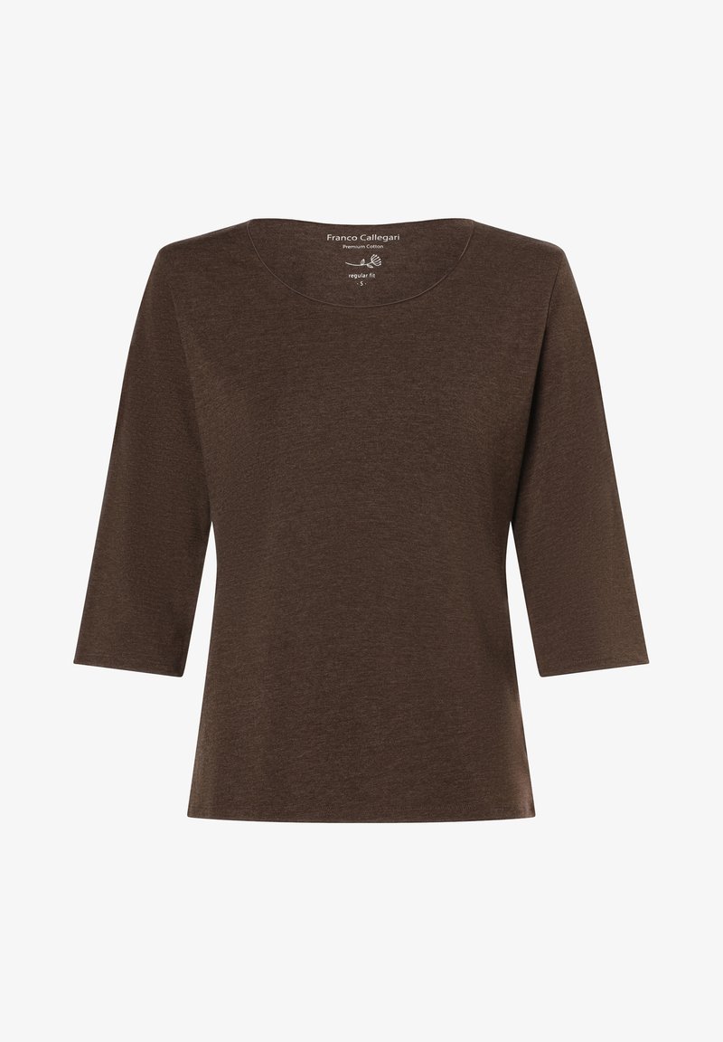 Franco Callegari Langarmshirt - schoko