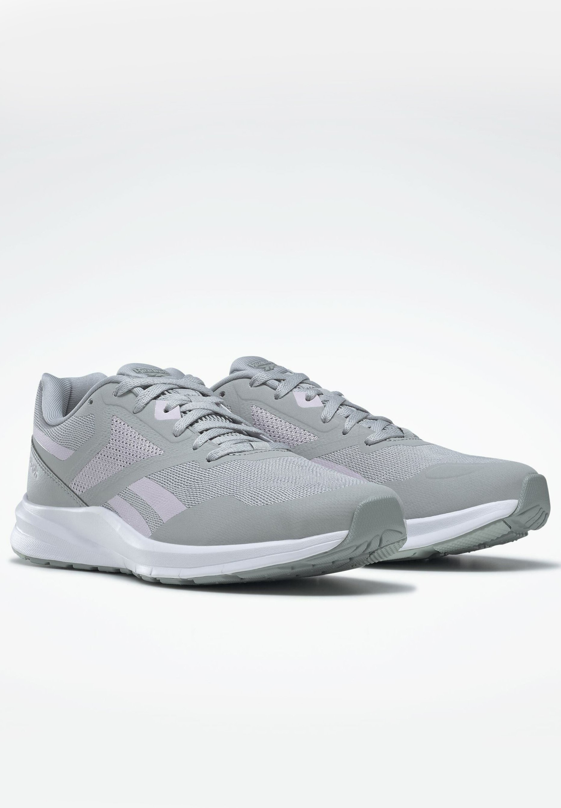 Reebok RUNNER - Stabilty running shoes - grey/purple/grey - Zalando.co.uk