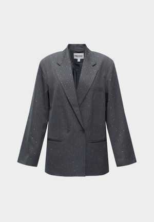Pieces, PCFALKA PINSTRIPED BLAZER - Blazer - asphalt