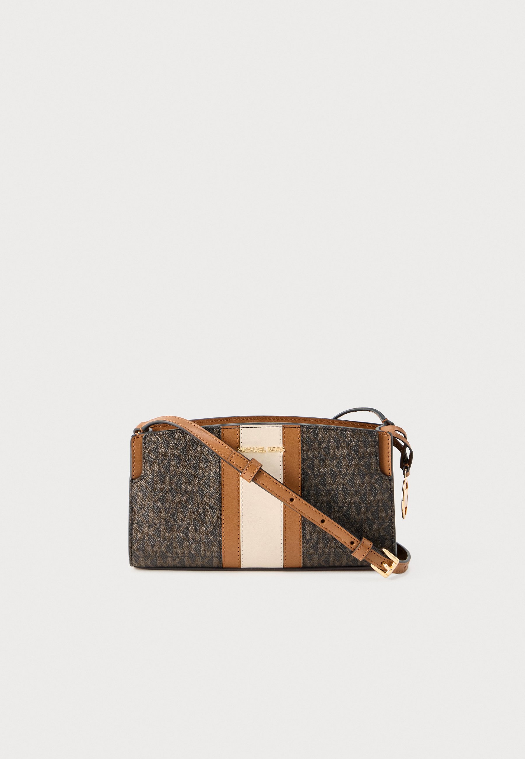 MICHAEL Michael Kors BECCA - Cross body bag - brown/ acorn/brown