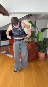 BeWider UNISEX - Jeans Straight Leg - stonewash grey