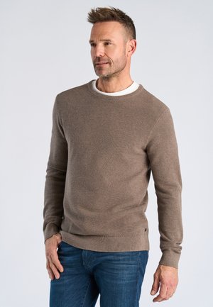 O-NECK - Maglione - dusty sand mel