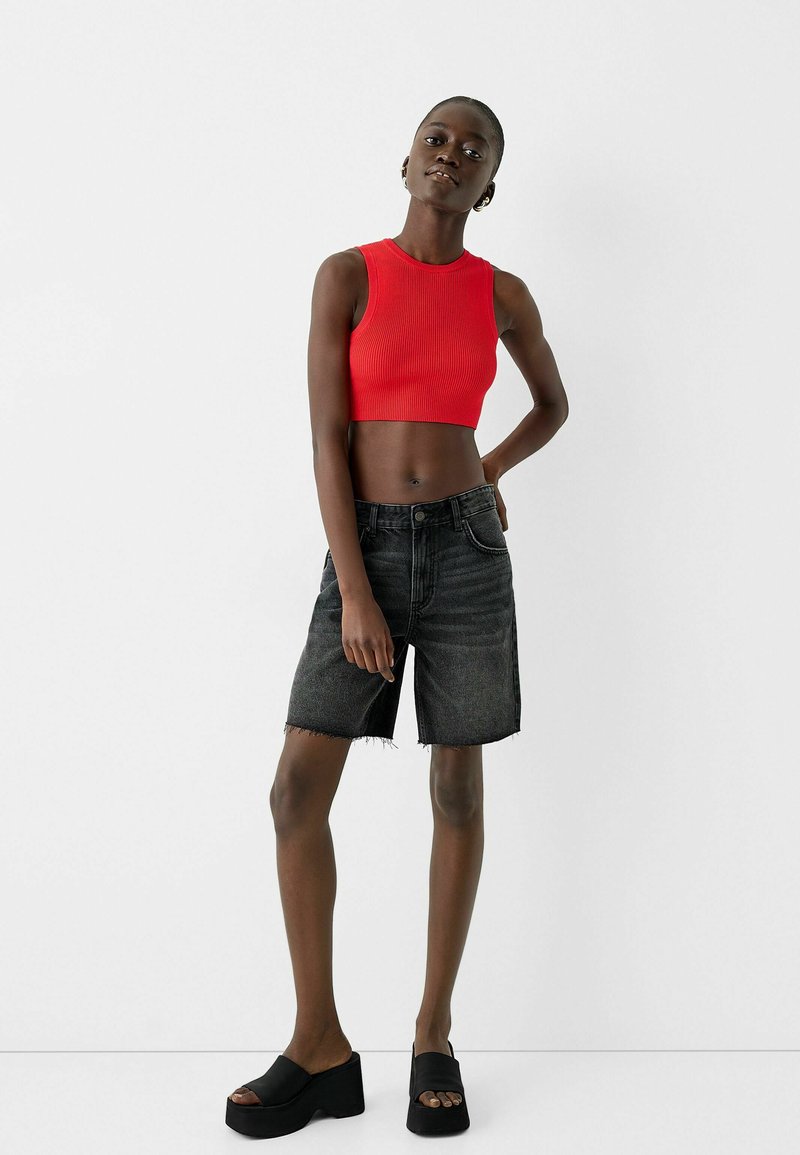 Bershka Top rood Bershka Top rood