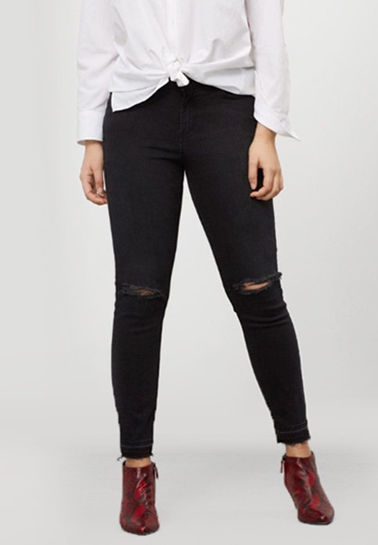 Violeta by Mango Jean slim - black denim