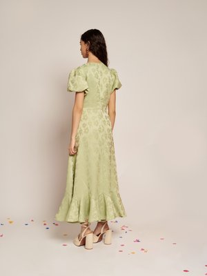 Sister Jane RUFFLE MIDI DRESS - Dnevna haljina - green