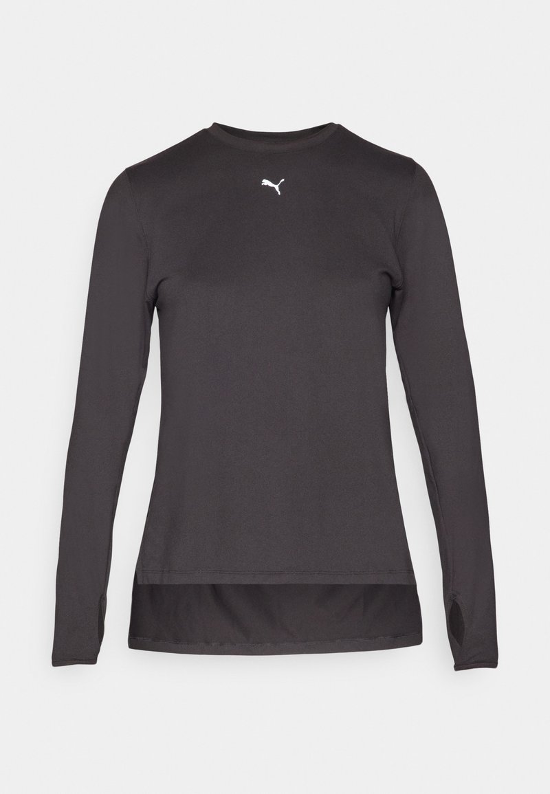 Puma MODEST TEE - Long sleeved top - black - Zalando.co.uk
