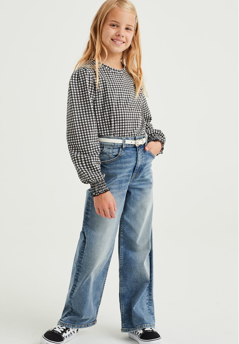 WE Fashion BLUE RIDGE - Trapezaste traperice - blau