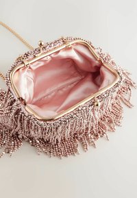 Next FRINGE BEADED - Pisemska torbica - pink