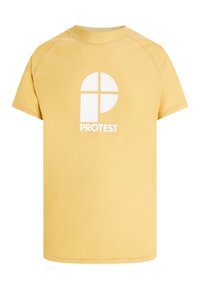 Protest RASHGUARD SHORT SLEEVE - T-shirt print - butteryellow