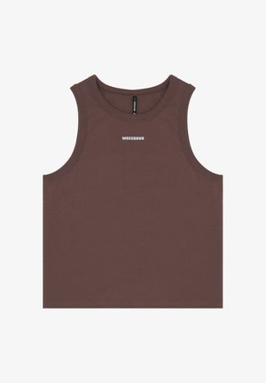 WRSTBHVR, WRSTBHVR TOP ENNE TANK TOP - Top - chocolate brown