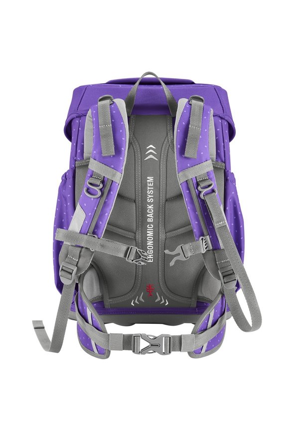 SET 4 – Schulranzen Set – purple konfetti