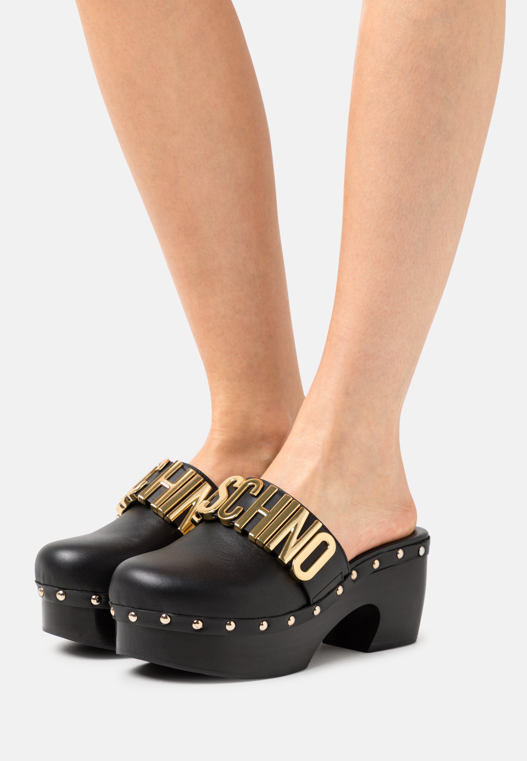 MOSCHINO Zuecos - nero/negro - Zalando.es
