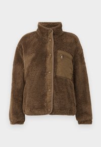 ONLCONTACT LIFE OVERSIZED - Polárdzseki - cocoa créme