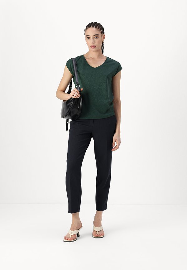 ONLSILVERY V NECK JRS NOOS - Basic T-shirt - sycamore2