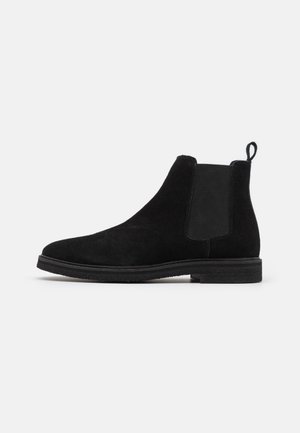 LEATHER - Classic ankle boots - black