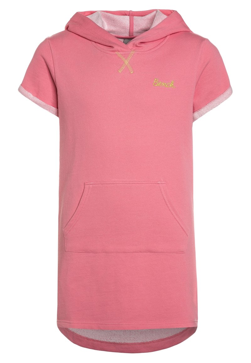 Bench HOODED DRESS - Vapaa-ajan mekko - strawberry pink