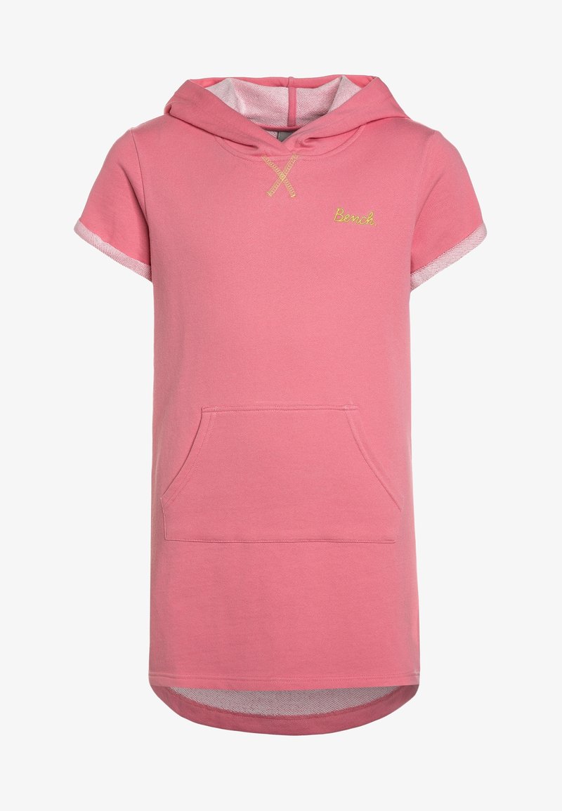 Bench HOODED DRESS - Vapaa-ajan mekko - strawberry pink