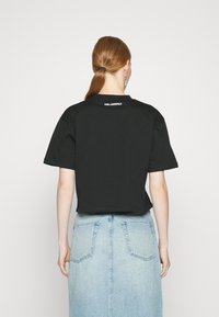 KARL LAGERFELD LOGO - Print T-shirt - black