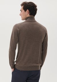 Matinique MAMASON SZ MERINO - Strickpullover - brown soil melange