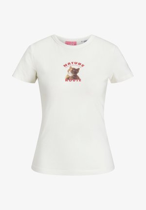 JJXX, JXGIGI TEE - T-shirt imprimé - cloud dancer