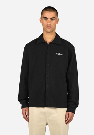 SIGNAR - Πουκάμισο - washed black / warm white