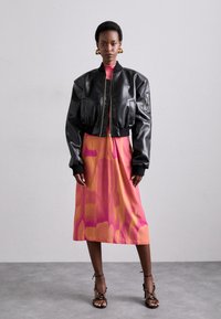 Fête Impériale PLATON JACKET - Bunda z nepravej kože - black