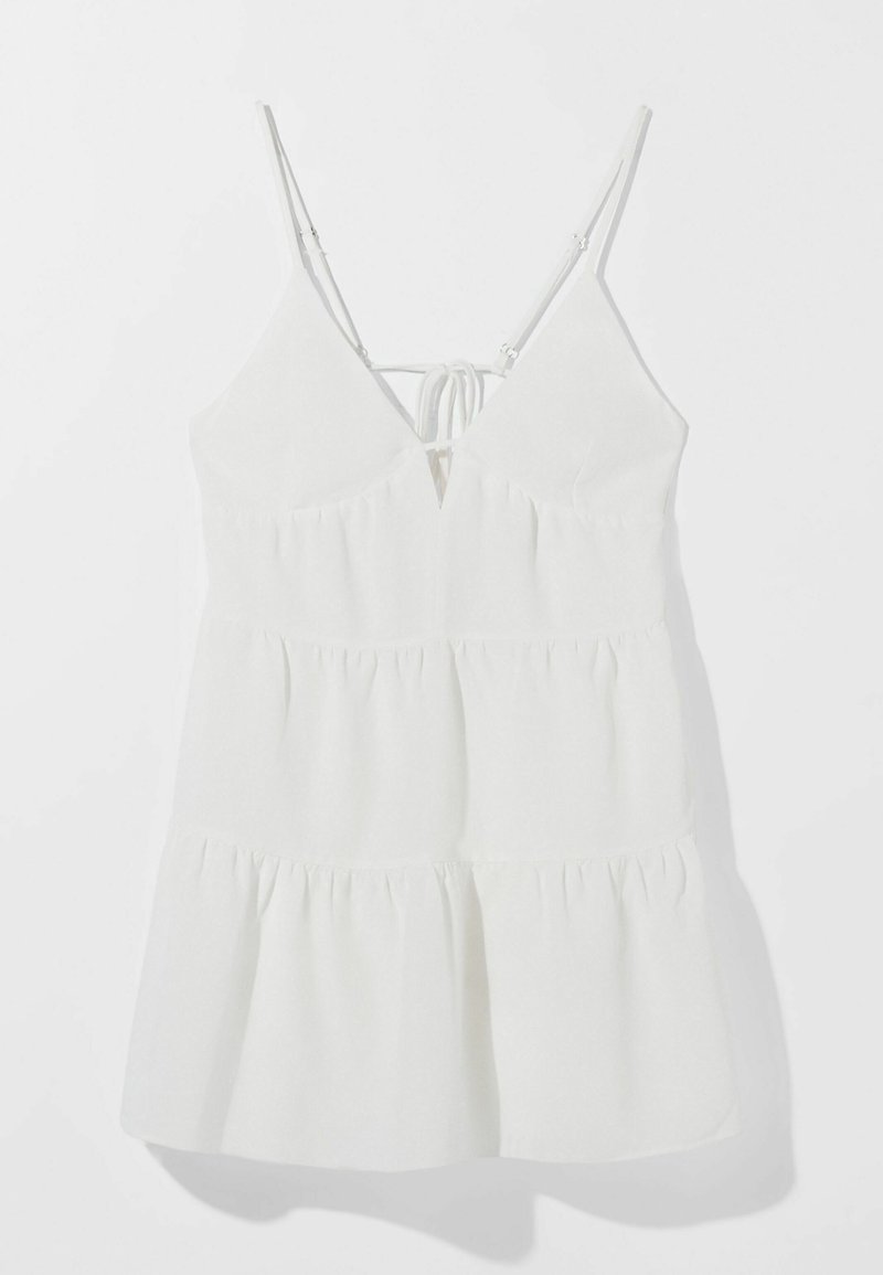 Bershka Jurk wit Bershka Jurk wit